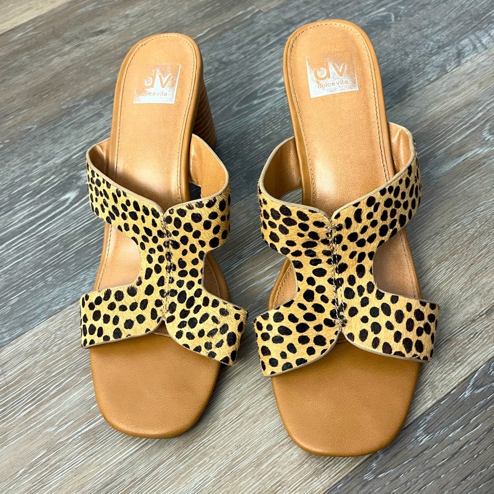 Dolce Vita Leopard Print Women's Sandals